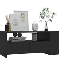 Couchtisch Schwarz 102x55x42 cm Holzwerkstoff