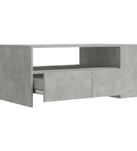 Couchtisch Betongrau 102x55x42 cm Holzwerkstoff