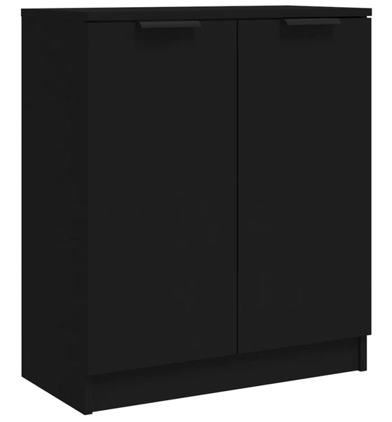 Sideboard Schwarz 60x30x70 cm Holzwerkstoff