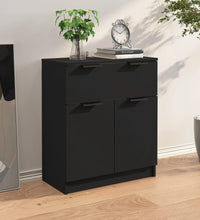 Sideboard Schwarz 60x30x70 cm Holzwerkstoff