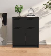 Sideboard Schwarz 60x30x70 cm Holzwerkstoff