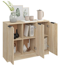 Sideboard Sonoma-Eiche 90,5x30x70 cm Holzwerkstoff