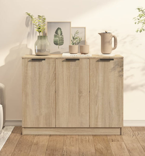 Sideboard Sonoma-Eiche 90,5x30x70 cm Holzwerkstoff