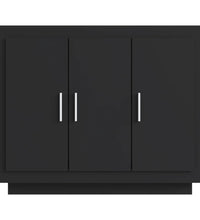 Sideboard Schwarz 92x35x75 cm Holzwerkstoff