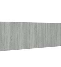Wand Kopfteil Grau Sonoma 240x1,5x80 cm Holzwerkstoff