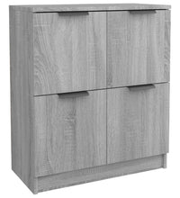 Sideboard Grau Sonoma 60x30x70 cm Holzwerkstoff