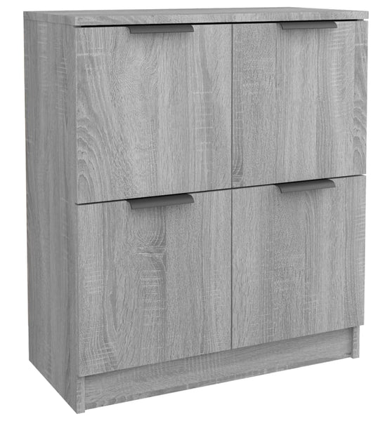 Sideboard Grau Sonoma 60x30x70 cm Holzwerkstoff