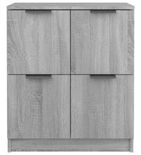 Sideboard Grau Sonoma 60x30x70 cm Holzwerkstoff