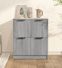 Sideboard Grau Sonoma 60x30x70 cm Holzwerkstoff