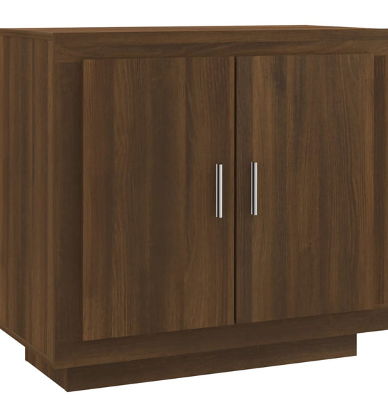 Sideboard Braun Eichen-Optik 80x40x75 cm Holzwerkstoff