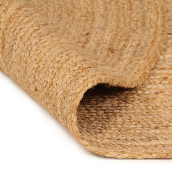 Teppich Jute Geflochten 240 cm Rund