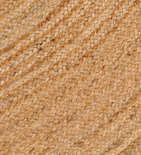 Teppich Jute Geflochten 240 cm Rund