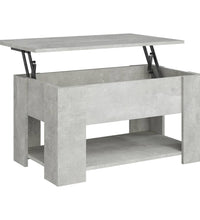 Couchtisch Betongrau 79x49x41 cm Holzwerkstoff