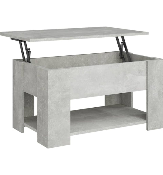 Couchtisch Betongrau 79x49x41 cm Holzwerkstoff