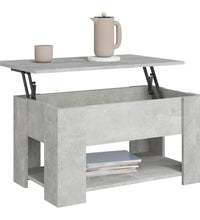 Couchtisch Betongrau 79x49x41 cm Holzwerkstoff