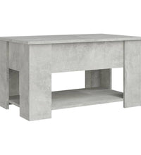 Couchtisch Betongrau 79x49x41 cm Holzwerkstoff