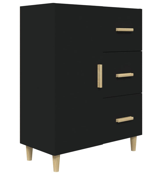 Sideboard Schwarz 69,5x34x90 cm Holzwerkstoff