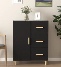 Sideboard Schwarz 69,5x34x90 cm Holzwerkstoff