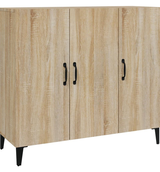 Sideboard Sonoma-Eiche 90x34x80 cm Holzwerkstoff