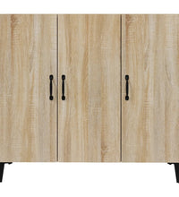 Sideboard Sonoma-Eiche 90x34x80 cm Holzwerkstoff