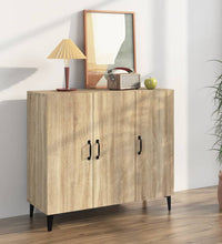 Sideboard Sonoma-Eiche 90x34x80 cm Holzwerkstoff