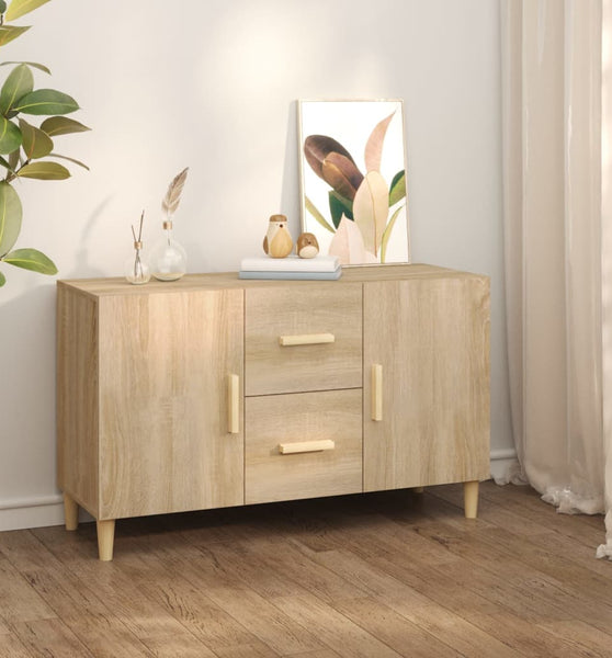 Sideboard Sonoma-Eiche 100x36x60 cm Holzwerkstoff