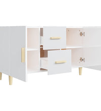 Sideboard Hochglanz-Weiß 100x36x60 cm Holzwerkstoff