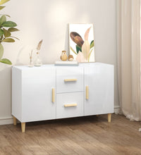 Sideboard Hochglanz-Weiß 100x36x60 cm Holzwerkstoff