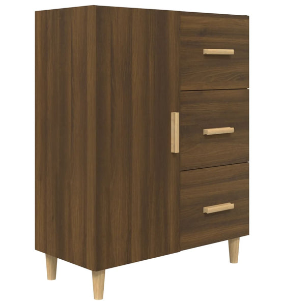 Sideboard Braun Eichen-Optik 69,5x34x90 cm Holzwerkstoff