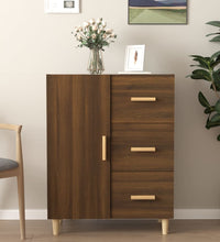 Sideboard Braun Eichen-Optik 69,5x34x90 cm Holzwerkstoff