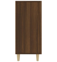 Sideboard Braun Eichen-Optik 90x34x80 cm Holzwerkstoff