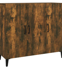 Sideboard Räuchereiche 90x34x80 cm Holzwerkstoff