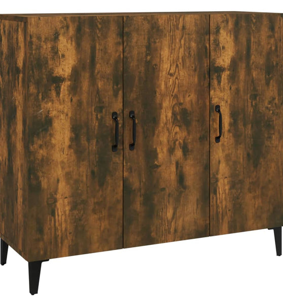 Sideboard Räuchereiche 90x34x80 cm Holzwerkstoff