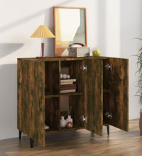 Sideboard Räuchereiche 90x34x80 cm Holzwerkstoff