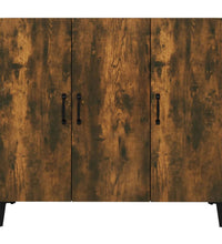 Sideboard Räuchereiche 90x34x80 cm Holzwerkstoff