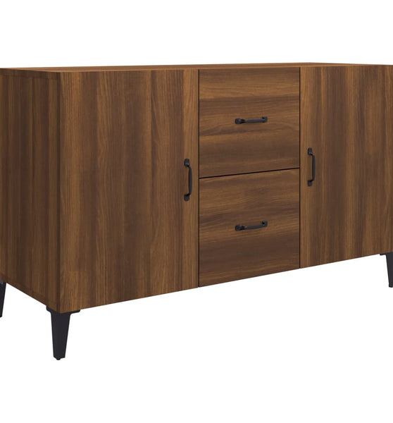 Sideboard Braun Eichen-Optik 100x36x60 cm Holzwerkstoff