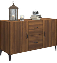 Sideboard Braun Eichen-Optik 100x36x60 cm Holzwerkstoff