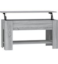 Couchtisch Grau Sonoma 101x49x52 cm Holzwerkstoff