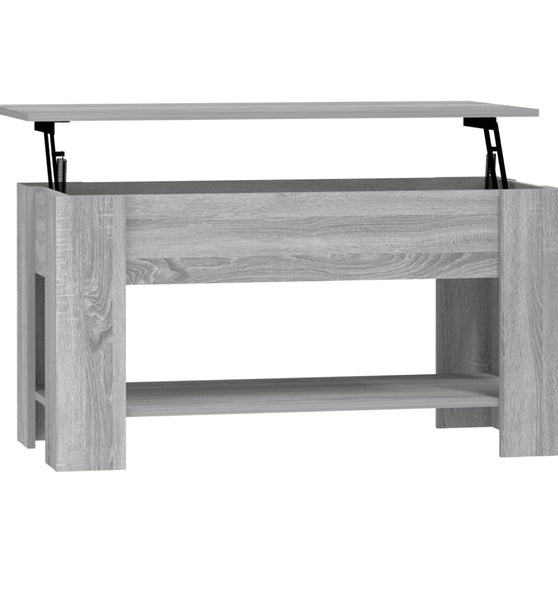 Couchtisch Grau Sonoma 101x49x52 cm Holzwerkstoff