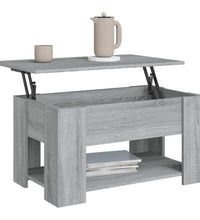 Couchtisch Grau Sonoma 79x49x41 cm Holzwerkstoff