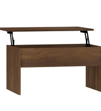 Couchtisch Braun Eichen-Optik 80x50,5x41,5 cm Holzwerkstoff