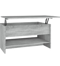 Couchtisch Grau Sonoma 80x50x40 cm Holzwerkstoff