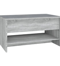 Couchtisch Grau Sonoma 80x50x40 cm Holzwerkstoff