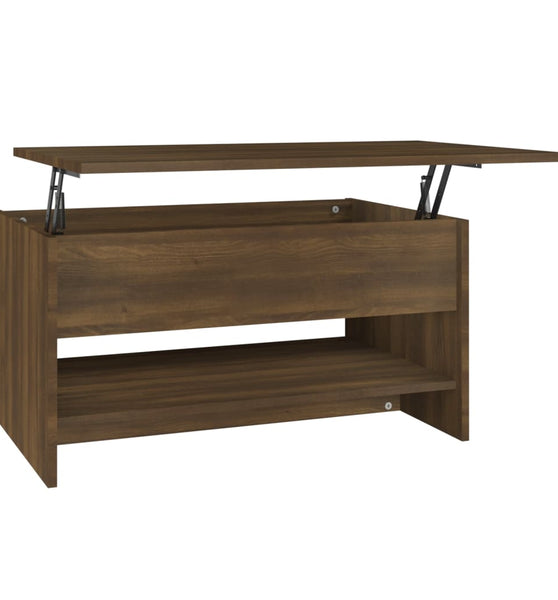 Couchtisch Braun Eichen-Optik 80x50x40 cm Holzwerkstoff