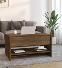 Couchtisch Braun Eichen-Optik 80x50x40 cm Holzwerkstoff