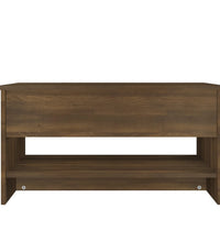 Couchtisch Braun Eichen-Optik 80x50x40 cm Holzwerkstoff