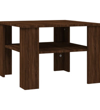 Couchtisch Braun Eichen-Optik 60x60x42 cm Holzwerkstoff