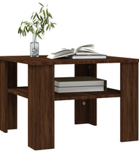 Couchtisch Braun Eichen-Optik 60x60x42 cm Holzwerkstoff