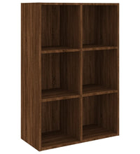 Bücherregal/Sideboard Braun Eichen-Optik 66x30x98 cm