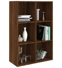 Bücherregal/Sideboard Braun Eichen-Optik 66x30x98 cm